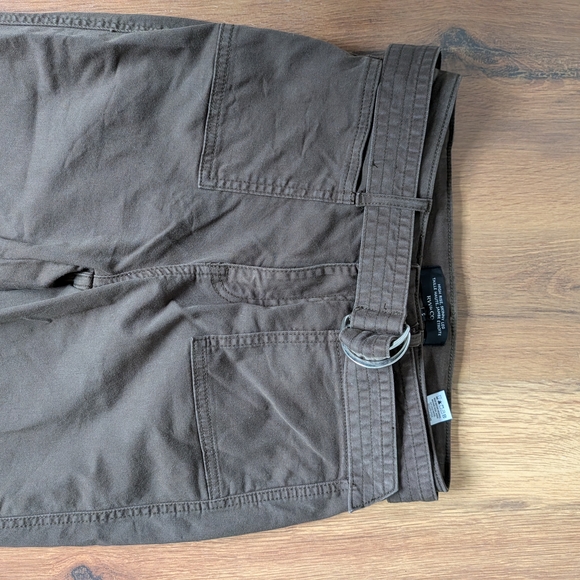 RW&CO. Women's Olive Army Green Chinos Utility Pants Slim Fit Small High Waist - Picture 3 of 10